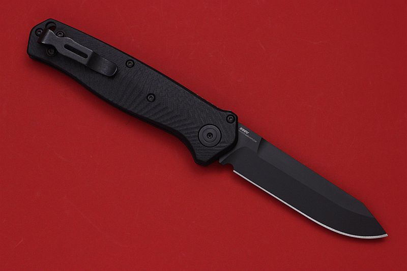 Benchmade 美国蝴蝶 8551SBK CPM-S90V刃材 半齿战术侧跳