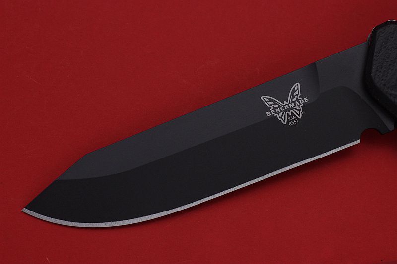 Benchmade 美国蝴蝶 8551SBK CPM-S90V刃材 半齿战术侧跳